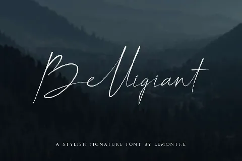 Belligiant font