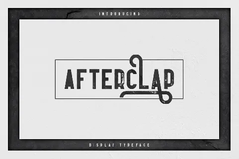 Afterclap font