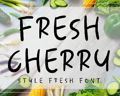 Fresh Cherry font