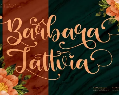 Barbara Lattvia font