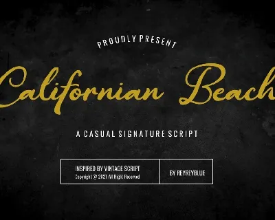 Californian Beach font