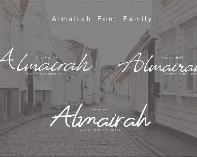 Almairah Script Family Free Download font