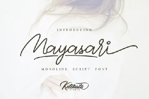 Mayasari Handwritten font