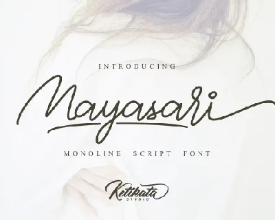 Mayasari Handwritten font