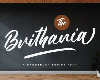 The Brithania font