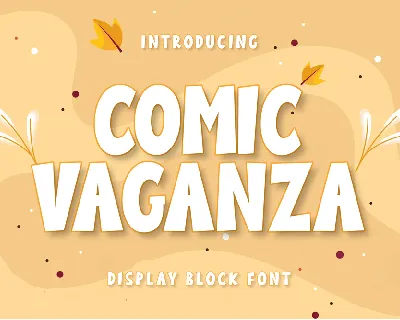 Comic Vaganza font