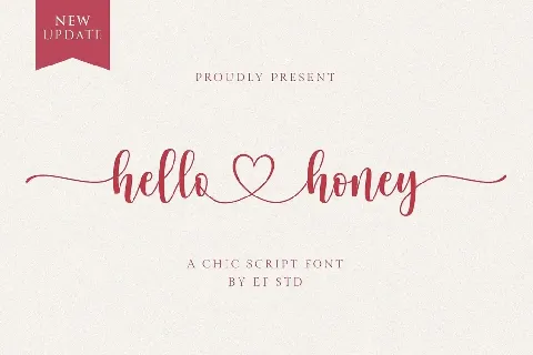 Hello Honey font