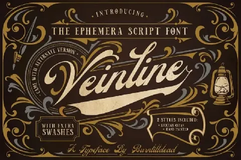 Veinline Script font