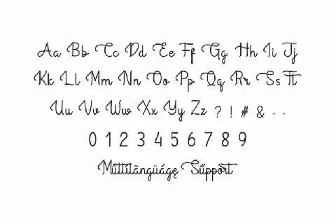 Granadile Handwriting font