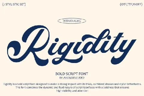 Rigidity font