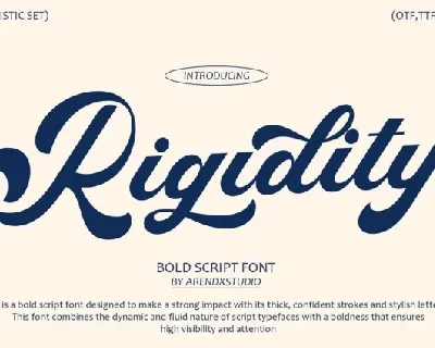 Rigidity font