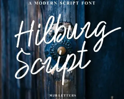 Hilburg Script font