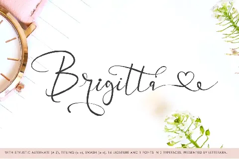 Brigitta font