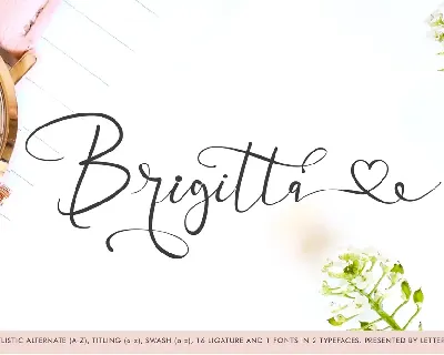 Brigitta font