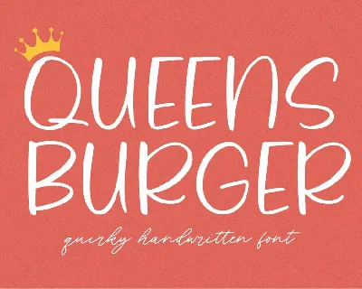 Queens Burger font