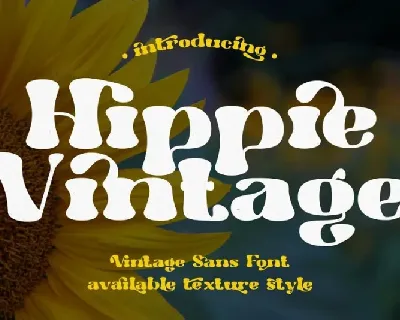 Hippie Vintage font