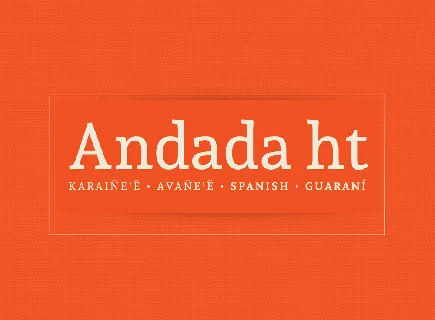 Andada Family font