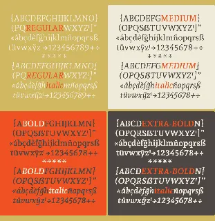 Andada Family font