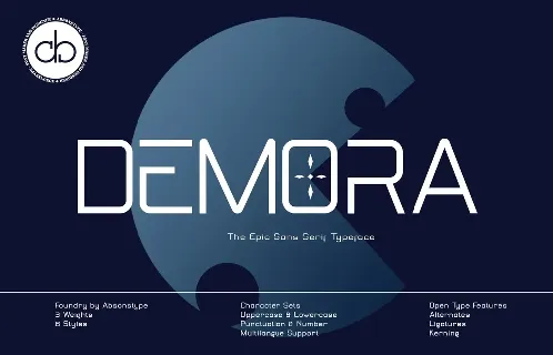 DEMORA font