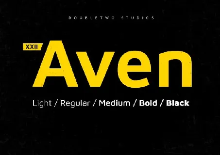 XXII Aven Family font