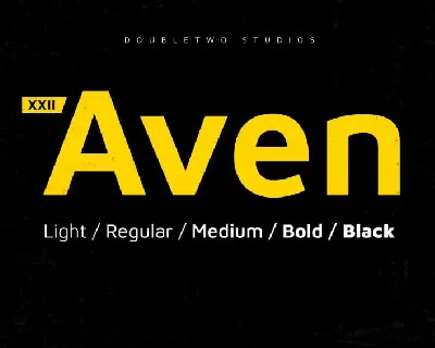 XXII Aven Family font