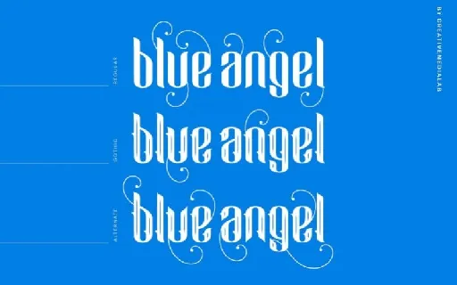 Blue Angel Blackletter font