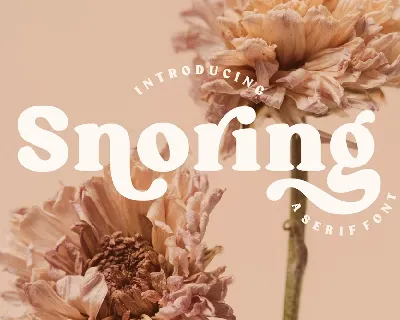 Snoring font