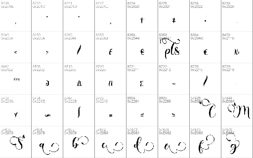 Spring Monogram font