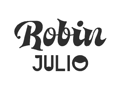 RobinJulio font