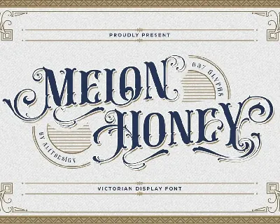 Melon Honey font