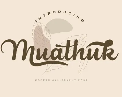 Muathuk font