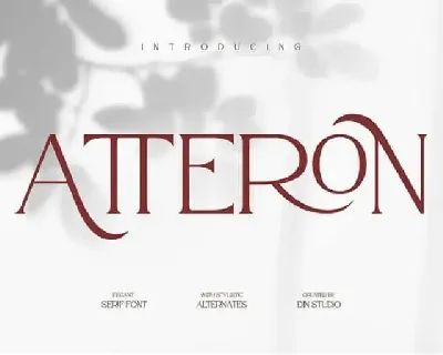 Atteron Serif font