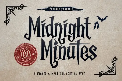 Midnight Minutes font