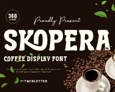 Skopera font