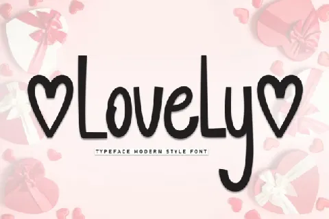 Lovely Display font