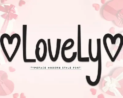 Lovely Display font