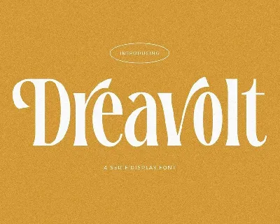 Dreavolt font