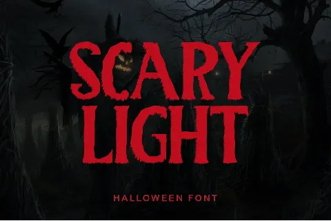 Scary Light font