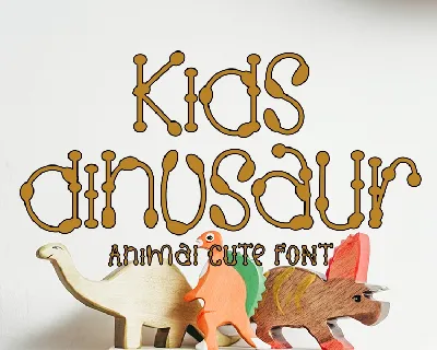 Kids Dinosaur font