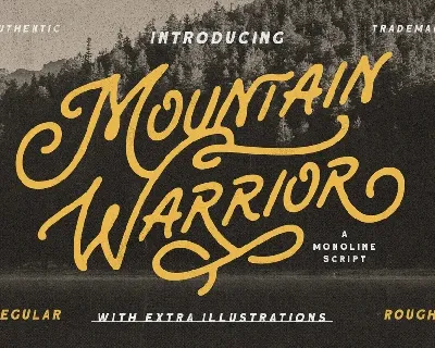 Mountain Warrior font