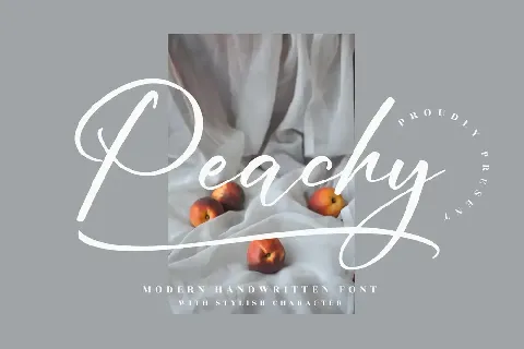 Peachy â€“ Modern Handwritten font