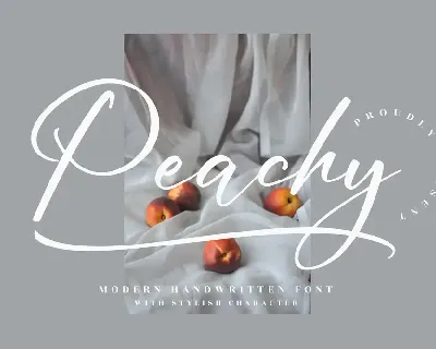 Peachy â€“ Modern Handwritten font