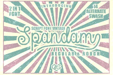 Spandam Vintage font