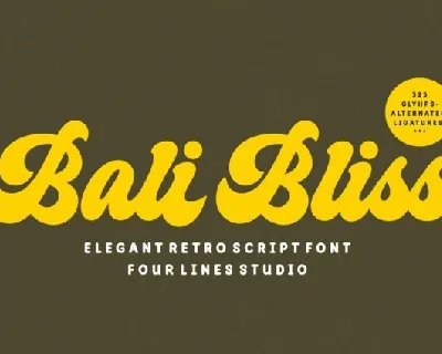 Bali Bliss font