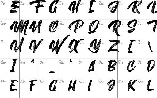 Abrashe font