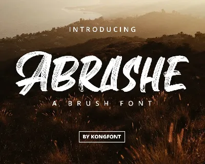 Abrashe font