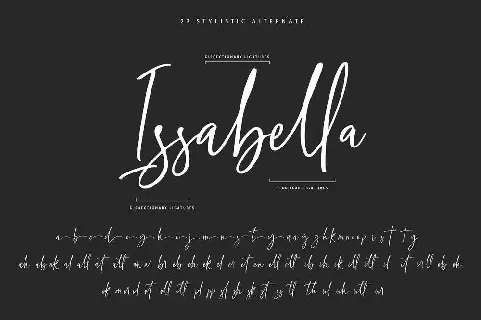 Light Olifia Script Free Download font