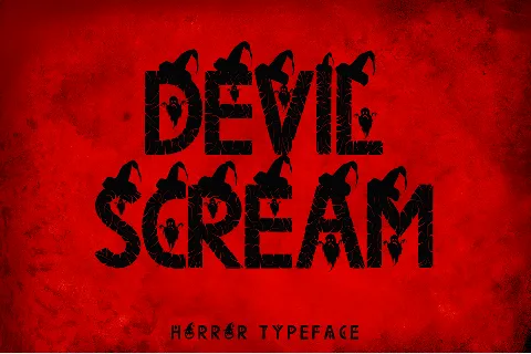 Devil Scream font