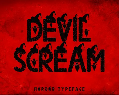 Devil Scream font