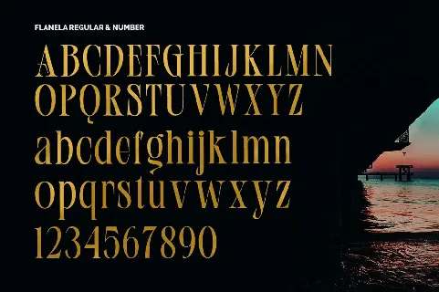 Flanela font